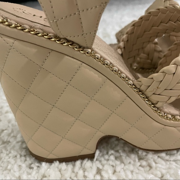 CHANEL WEDGES SIZE 39 NIB - Picture 2 of 12